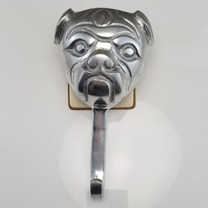 Bulldog / Pug heavy aluminum hook / hangar. EUC